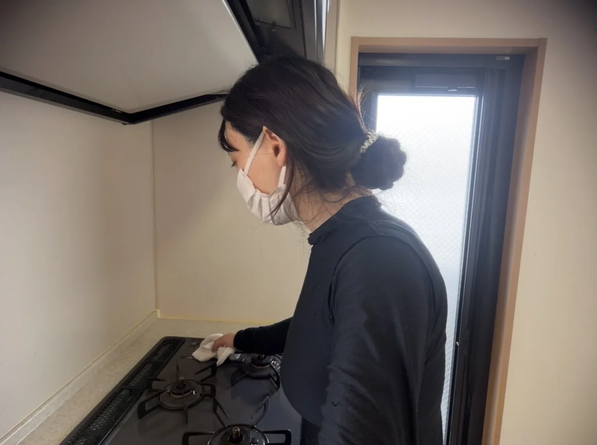 水回り・キッチンの作業風景